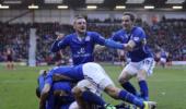 Leicester secure promotion to Premier League