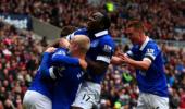 Seventh successive win lifts Everton into top four