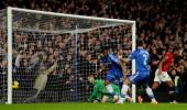 EPL: Eto'o hat-trick all but ends United title hopes