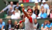 French Open photos: Federer, Djokovic drop set