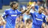 Drogba double gives Ancelotti winning start