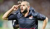 Lisandro hits hat-trick as Lyon qualify