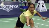 Saina fumbles, Diju-Jwala also bite dust