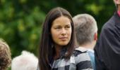 What's Ana Ivanovic doing on a golf course?