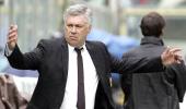 Ancelotti combines shy persona with wry smile