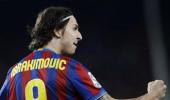 Ibrahimovic gives 10-man Barca 1-0 win over Real