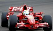 Massa back on track in F1 car