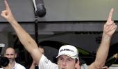 Button spends sleepless night as F1 champion