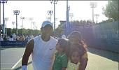 Spotted: Leander Paes at the US Open