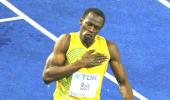 Bolt ends stellar year on high