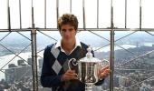 First look: Del Potro atop Empire State Building