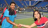 Spotted: Mahesh Bhupathi at the US Open