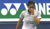 Asian Badminton: Saina crashes out