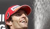 Webber wins in Hungary to take F1 lead