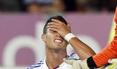 Real's Ronaldo out for 3 weeks with ankle injury