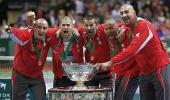 Images: Joyous Serbs win first Davis Cup title