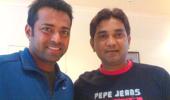 Spotted: Leander Paes in Melbourne