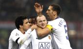 Champions League Images: Rooney stars for Man U