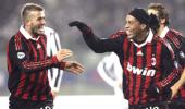 Serie A: Ronaldinho helps Milan embarrass Juve