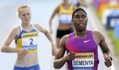 World champion Semenya wins comeback race