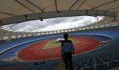 Gill, Dikshit inaugurate Jawaharlal Nehru stadium