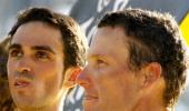 Contador finds Armstrong in his way, again