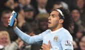 EPL: Tevez hat-trick helps Man City beat Wigan