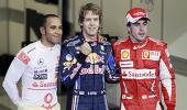 Vettel on pole in Abu Dhabi title decider