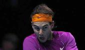 Nadal powers on as unlucky Djokovic loses focus