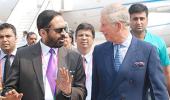 Prince Charles arrives in India for CWG opening