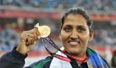 I won discus gold despite knee swelling: Poonia