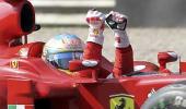 Alonso celebrates dream Ferrari win at Monza