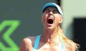 Sharapova overpowers Petkovic to reach final