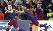 CL images: Barca crush Shakhtar, Man U down Chelsea