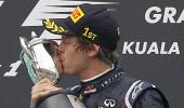 Images: Faultless Vettel eases to Malaysian GP win