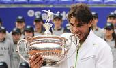 Nadal floors Ferrer to win sixth Barcelona title