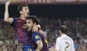 Fabregas makes winning debut for Barca