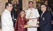 PHOTOS: President honours India's sports stars