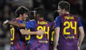 PIX: Barca young guns rout BATE, Chelsea through to last 16