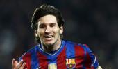 Messi celebrates Ballon d'Or with Cup hat-trick