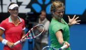 No longer "Aussie" Clijsters stays in the bubble