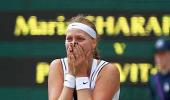 Kvitova beats Sharapova to lift Wimbledon title