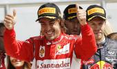 Alonso follows 'Pampas Bull' as Red Bull-beater