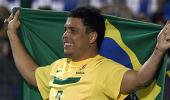 Brazil's Ronaldo plays farewell tie vs Romania