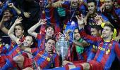 Images: Messi sparks Barca triumph over United