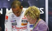 Hamilton dedicates victory to his mother