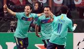 Champions League: Xavi's precision lifts Barcelona spirits