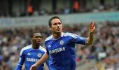 Lampard treble fires Chelsea, Spurs beat Arsenal