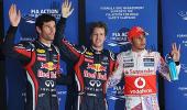 Record man Vettel takes pole at Indian GP