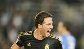 Soccer Roundup: Real Madrid on top of the table in Spain